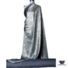 Italian Textured Metallic Lamé Brocade - Silver