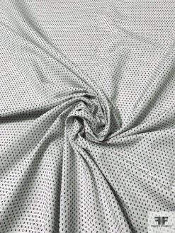 Dot Stitched Cotton Shirting - Off-White / Dark Purple 12 Dot Stitched Cotton Shirting - Off-White / Dark Purple -Fabrics And Fabrics Store 10252 1