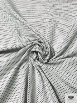 Dot Stitched Cotton Shirting - Off-White / Dark Purple 13 Dot Stitched Cotton Shirting - Off-White / Dark Purple -Fabrics And Fabrics Store 10252 2