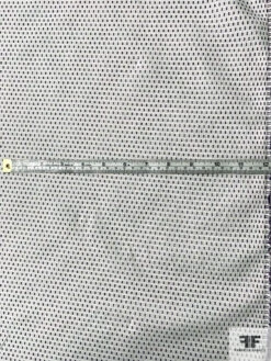 Dot Stitched Cotton Shirting - Off-White / Dark Purple 15 Dot Stitched Cotton Shirting - Off-White / Dark Purple -Fabrics And Fabrics Store 10252 5