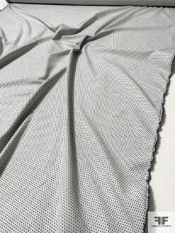 Dot Stitched Cotton Shirting - Off-White / Dark Purple 17 Dot Stitched Cotton Shirting - Off-White / Dark Purple -Fabrics And Fabrics Store 10252 7