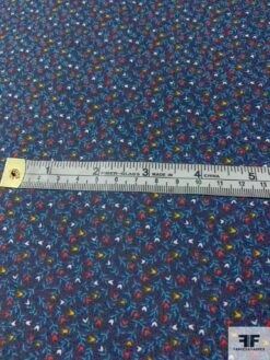 Ditsy Floral Printed Cotton Lawn - Navy / Blue / Red / White / Yellow 14 Ditsy Floral Printed Cotton Lawn - Navy / Blue / Red / White / Yellow -Fabrics And Fabrics Store 10619 6