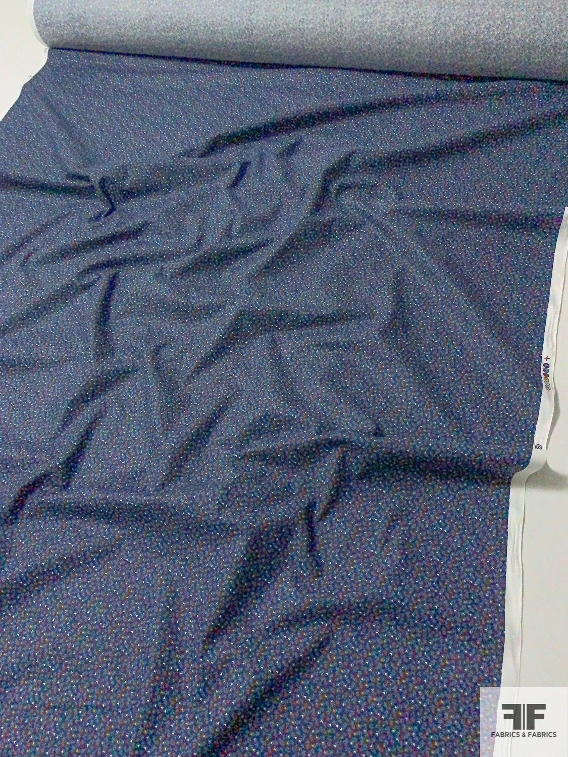 Ditsy Floral Printed Cotton Lawn - Navy / Blue / Red / White / Yellow 9 Ditsy Floral Printed Cotton Lawn - Navy / Blue / Red / White / Yellow - Image 7