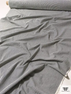 Textured Vertical Striped Seersucker Cotton Shirting - Navy / Off-White 15 Textured Vertical Striped Seersucker Cotton Shirting - Navy / Off-White -Fabrics And Fabrics Store 10786 7