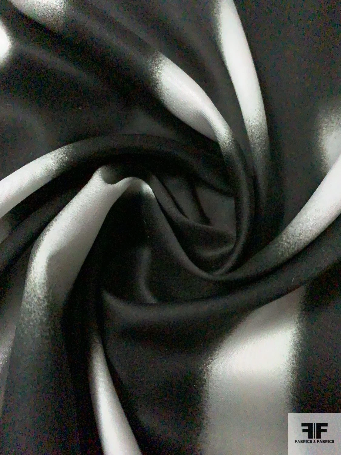 Italian Hazy Floating Rectangles Printed Cotton Lawn - Black / Ecru 6 Italian Hazy Floating Rectangles Printed Cotton Lawn - Black / Ecru - Image 4