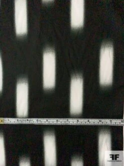 Italian Hazy Floating Rectangles Printed Cotton Lawn - Black / Ecru 14 Italian Hazy Floating Rectangles Printed Cotton Lawn - Black / Ecru -Fabrics And Fabrics Store 10852 5