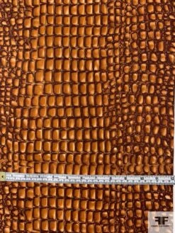 Reptile Pattern Lightweight Cotton Twill - Caramel / Brown / Black -Fabrics And Fabrics Store 10921 5