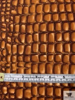 Reptile Pattern Lightweight Cotton Twill - Caramel / Brown / Black -Fabrics And Fabrics Store 10921 6