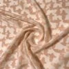 Cross Graphic Printed Silk Crepe De Chine - Blush / Ivory -Fabrics And Fabrics Store 11425 1