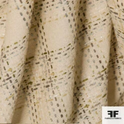 Plaid Wool Blend Tweed - Pale Yellow 9 Plaid Wool Blend Tweed - Pale Yellow -Fabrics And Fabrics Store 11529c4820a4d8070d827b3329524d0a