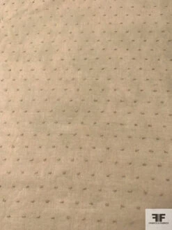Swiss Dot Cotton Voile - Tan 13 Swiss Dot Cotton Voile - Tan -Fabrics And Fabrics Store 11540 4