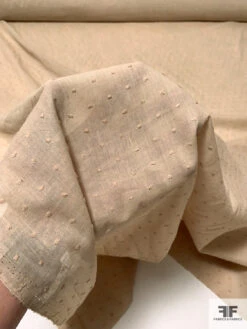 Swiss Dot Cotton Voile - Tan 16 Swiss Dot Cotton Voile - Tan -Fabrics And Fabrics Store 11540 7