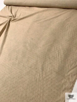 Swiss Dot Cotton Voile - Tan 17 Swiss Dot Cotton Voile - Tan -Fabrics And Fabrics Store 11540 8