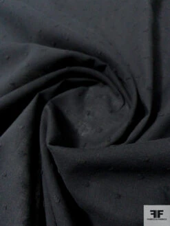 Swiss Dot Cotton Voile - Black -Fabrics And Fabrics Store 11542 3