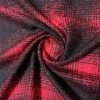 Italian Largescale Plaid Virgin Wool Blend Jacket Weight - Black / Cranberry Red 2 Italian Largescale Plaid Virgin Wool Blend Jacket Weight - Black / Cranberry Red -Fabrics And Fabrics Store 11554 1