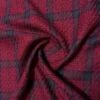 Plaid Wool Suiting - Maroon / Red / Navy / Evergreen -Fabrics And Fabrics Store 11583 1