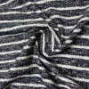 Made In England Striped Cotton-Wool Tweed - Navy / Ivory 2 Made In England Striped Cotton-Wool Tweed - Navy / Ivory -Fabrics And Fabrics Store 11616 1