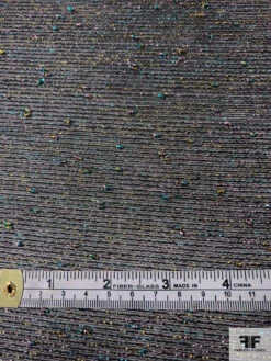 Micro-Striped Textured Organza With Lurex Speckles - Black / Gold / Turquoise / Lilac -Fabrics And Fabrics Store 11704 5 4115ff00 a632 49e1 9c43 9d0aebce442b