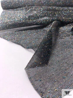 Micro-Striped Textured Organza With Lurex Speckles - Black / Gold / Turquoise / Lilac -Fabrics And Fabrics Store 11704 7 bc02a34a 9a5b 479f 91a1 842f3e74cafb