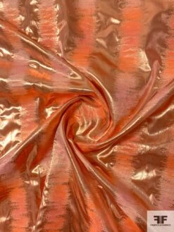 Italian Vertical Striped 2-Ply Lamé - Orange / Bright Copper 11 Italian Vertical Striped 2-Ply Lamé - Orange / Bright Copper -Fabrics And Fabrics Store 11709 2 39522f77 5bd2 4ee4 8d8b 24ac82164053