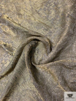 French Reptile-Look Flowy Silk Lamé - Dusty Gold / Grey / Black -Fabrics And Fabrics Store 11712 2 ff585a45 c69f 4089 a8f8 7ec99b87be1a
