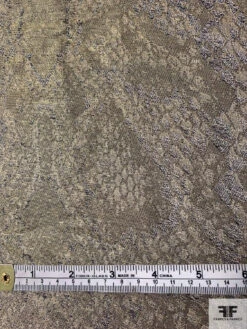 French Reptile-Look Flowy Silk Lamé - Dusty Gold / Grey / Black -Fabrics And Fabrics Store 11712 5 452b387e 339a 49de 83e1 457aa35ef855