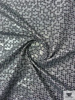 Sequined-Look Reversible Brocade Lamé - Black / White / Silver / Grey -Fabrics And Fabrics Store 11713 2 e917b45e 379f 4202 8810 30656354dc60