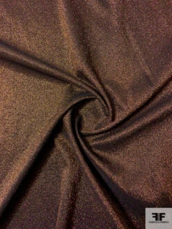 Italian Famous NYC Designer Stretch Lamé - Copper / Black -Fabrics And Fabrics Store 11732 2 7b0737a3 fa00 4719 b3aa ddaa6598b79d