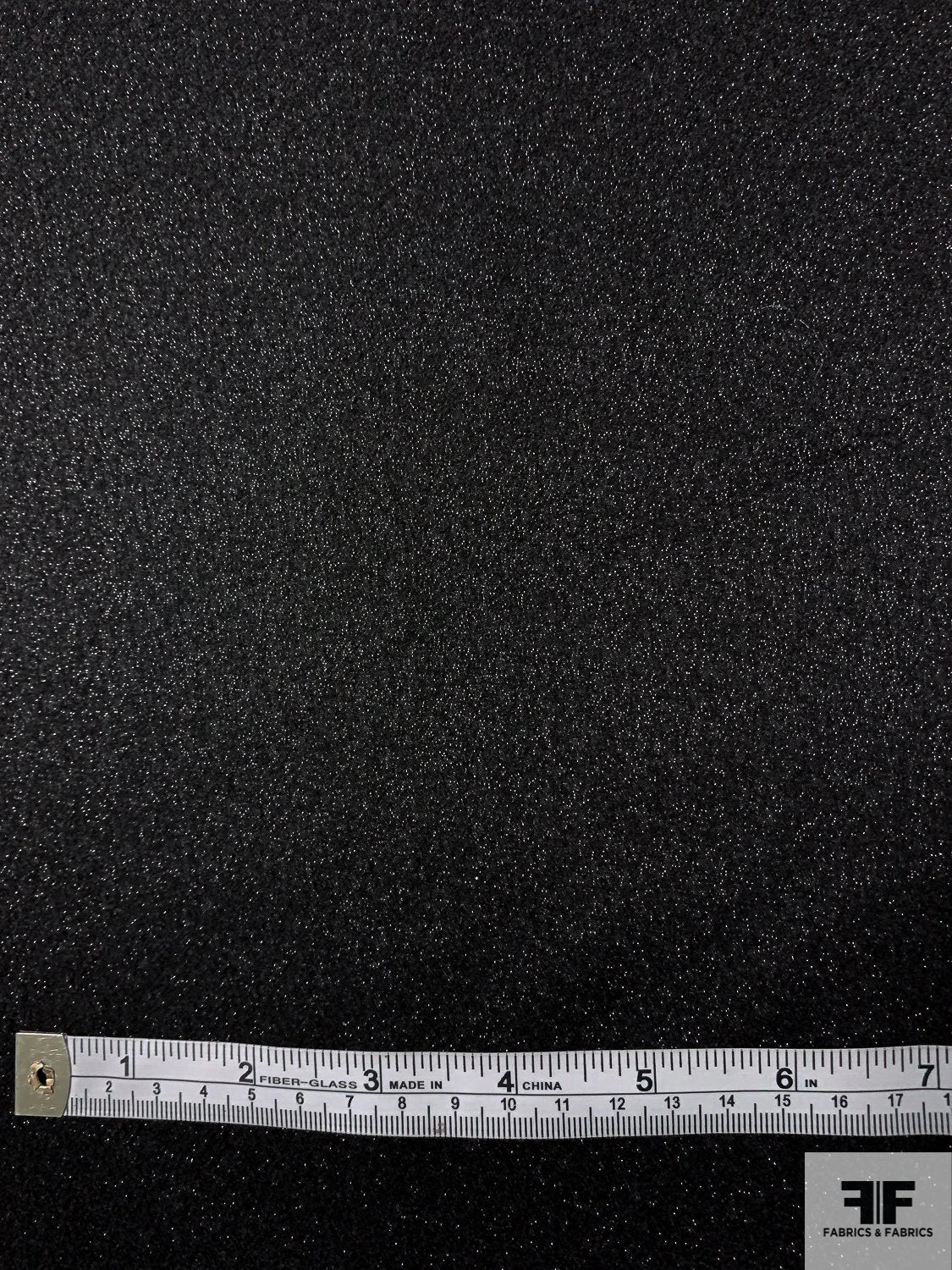 Italian Famous NYC Designer Stretch Lamé - Black 8 Italian Famous NYC Designer Stretch Lamé - Black - Image 6