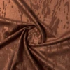 Italian Abstract Streak Embossed Stretch Velveteen - Cinnamon Brown -Fabrics And Fabrics Store 11784 1