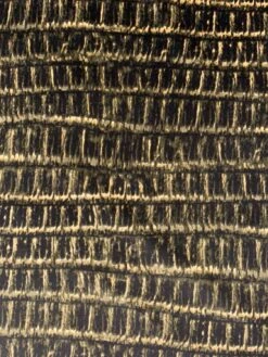 Italian Linear Design Printed Stretch Cotton Velveteen - Black / Olive / Tan -Fabrics And Fabrics Store 11796 4