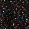 Rainbow Floral Swirl Embroidered Cotton Velveteen - Multicolor 1 Rainbow Floral Swirl Embroidered Cotton Velveteen - Multicolor -Fabrics And Fabrics Store 11801 1