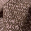 Italian Art Deco Circular Pattern Wool Blend Tweed Brocade - Brown / Orchid / Cream -Fabrics And Fabrics Store 11830 6