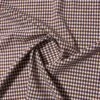 Italian Gingham Check Lightweight Stretch Wool Suiting - Burgundy / Blue / Ivory -Fabrics And Fabrics Store 11838 1