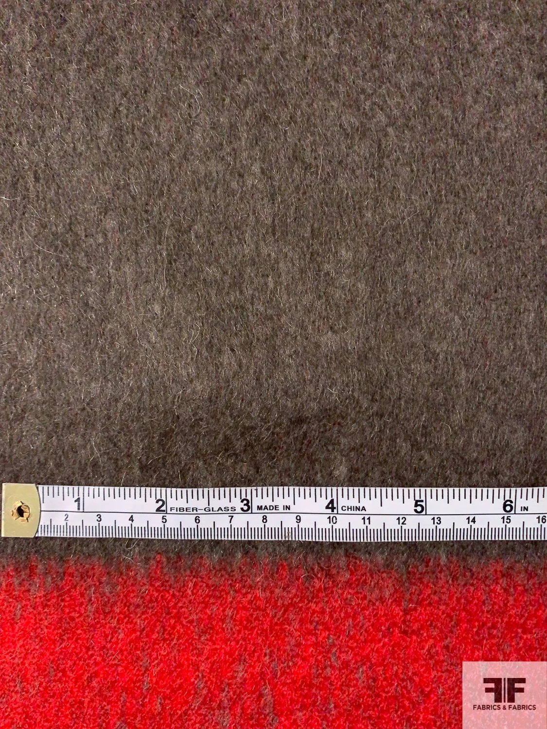 Italian Wool Blend Lightweight Coating Panel - Red / Brown 8 Italian Wool Blend Lightweight Coating Panel - Red / Brown - Image 6
