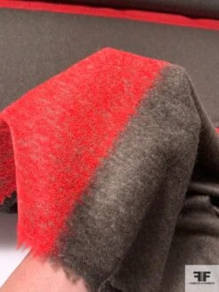 Italian Wool Blend Lightweight Coating Panel - Red / Brown 16 Italian Wool Blend Lightweight Coating Panel - Red / Brown -Fabrics And Fabrics Store 11846 6