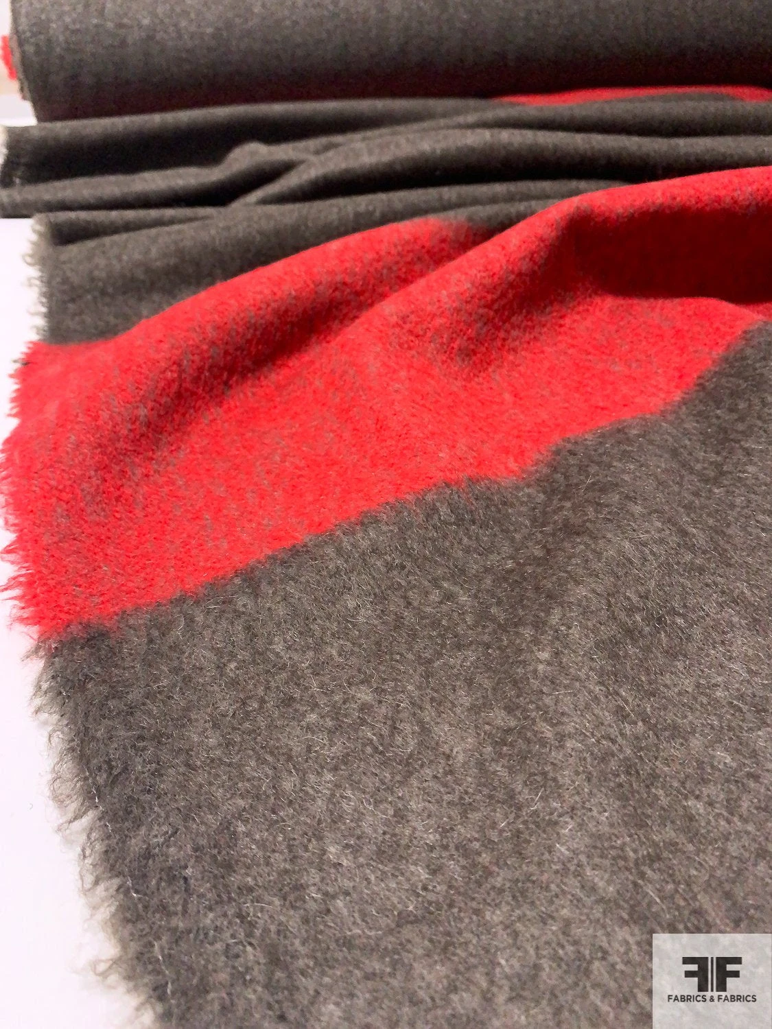 Italian Wool Blend Lightweight Coating Panel - Red / Brown 10 Italian Wool Blend Lightweight Coating Panel - Red / Brown - Image 8