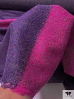 Italian Wool Blend Lightweight Coating Panel - Magenta / Purple -Fabrics And Fabrics Store 11847 6