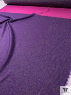 Italian Wool Blend Lightweight Coating Panel - Magenta / Purple -Fabrics And Fabrics Store 11847 9