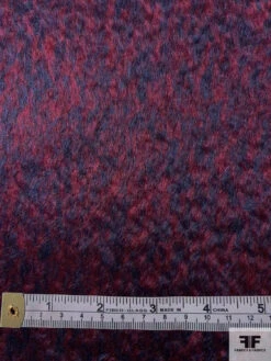 Italian Reversible Wool-Mohair Lightweight Coating - Wine / Dark Navy 14 Italian Reversible Wool-Mohair Lightweight Coating - Wine / Dark Navy -Fabrics And Fabrics Store 11855 4