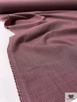 Italian Micro Houndstooth Stretch Fine Suiting - Pink / Dark Brown 14 Italian Micro Houndstooth Stretch Fine Suiting - Pink / Dark Brown -Fabrics And Fabrics Store 11860 6 4051519c a8df 47ee 9985 5197b1448ca5