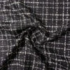 Italian Glam Brushed Plaid Wool Blend Tweed With Lurex - Black / Off-White 1 Italian Glam Brushed Plaid Wool Blend Tweed With Lurex - Black / Off-White -Fabrics And Fabrics Store 11882 2 2ee0bbd7 346e 403f a74c 468982c02d90