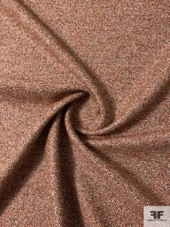 Italian Basic Virgin Wool Blend Ladies Tweed Suiting - Orange / Brown / Light Grey 13 Italian Basic Virgin Wool Blend Ladies Tweed Suiting - Orange / Brown / Light Grey -Fabrics And Fabrics Store 11895 1
