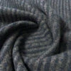 Italian Vertical Striped Brushed Jacket Weight Wool Suiting - Navy / Grey -Fabrics And Fabrics Store 11912 3