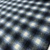 Italian Hazy Plaid Heavy Wool Knit - Navy / Blue / Grey / Off-White -Fabrics And Fabrics Store 11939 8