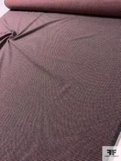 Italian Micro-Basketweave Wool Blend Ladies Suiting - Red / Grey / Black 15 Italian Micro-Basketweave Wool Blend Ladies Suiting - Red / Grey / Black -Fabrics And Fabrics Store 12009 7