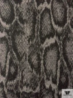 Italian Animal Pattern Reversible Virgin Wool Coating - Taupe / Grey / Onyx 14 Italian Animal Pattern Reversible Virgin Wool Coating - Taupe / Grey / Onyx -Fabrics And Fabrics Store 12017 4