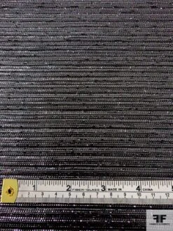 Italian Soft Ottoman Lamé - Metallic Gunmetal Purple / Black 15 Italian Soft Ottoman Lamé - Metallic Gunmetal Purple / Black -Fabrics And Fabrics Store 12038 5