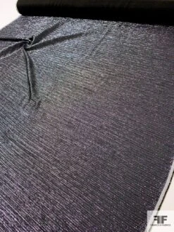 Italian Soft Ottoman Lamé - Metallic Gunmetal Purple / Black 17 Italian Soft Ottoman Lamé - Metallic Gunmetal Purple / Black -Fabrics And Fabrics Store 12038 8