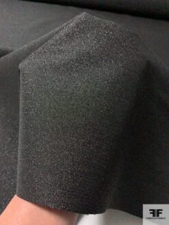 Italian Stiff Sparkly Stretch Lamé - Black 13 Italian Stiff Sparkly Stretch Lamé - Black -Fabrics And Fabrics Store 12042 5